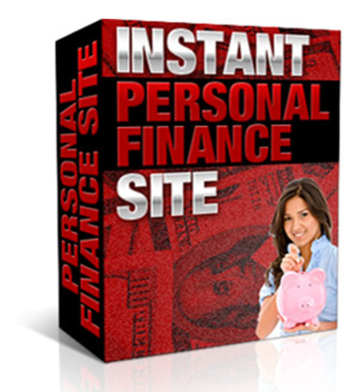 Product picture Instant Personal Finance Site