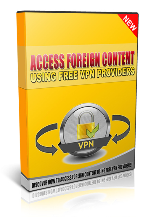 Product picture Access Foreign Content Using Free VPN Providers  Read more a